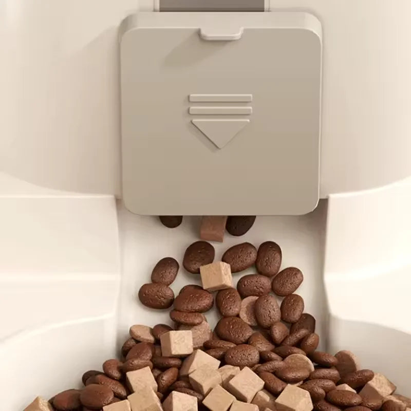Large Capacity Integrated Pet Feeder & Water Dispenser – All-in-One Station