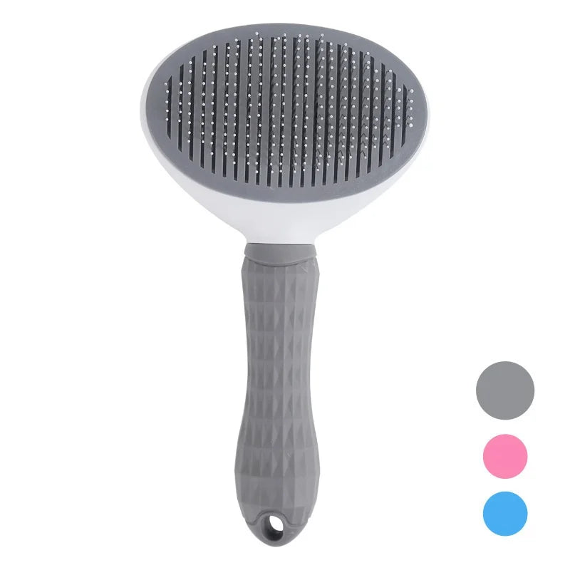 Self-Cleaning Pet Grooming & Massage Comb