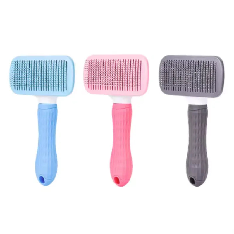 Self-Cleaning Pet Grooming & Massage Comb