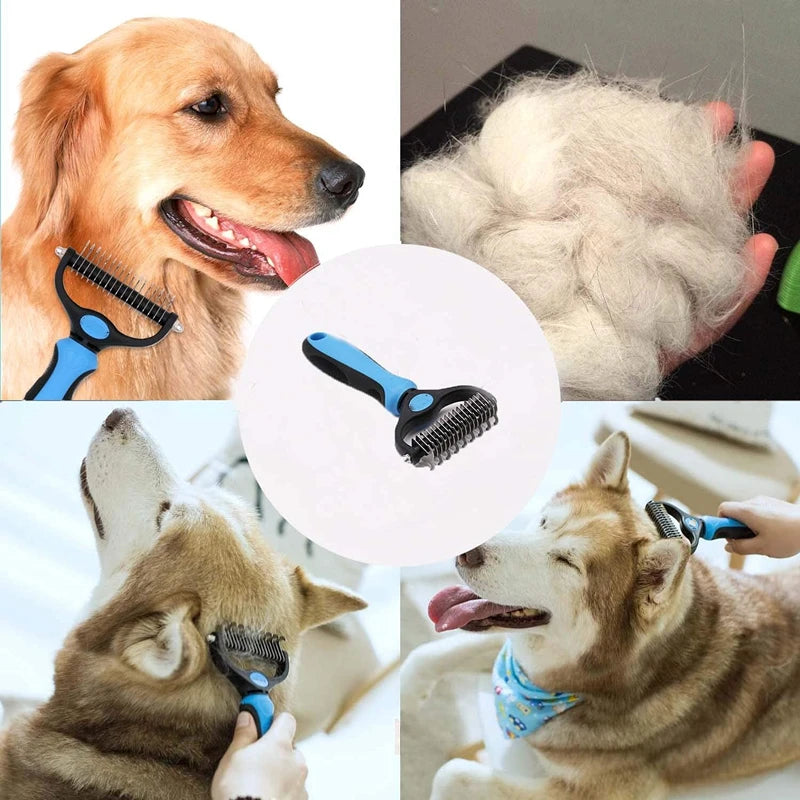 Pet Dematting & Hair Removal Comb – Dogs & Cats