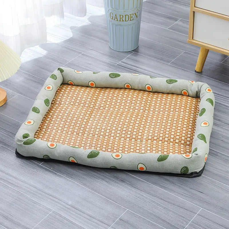 Rattan Woven Pet Cooling Mat