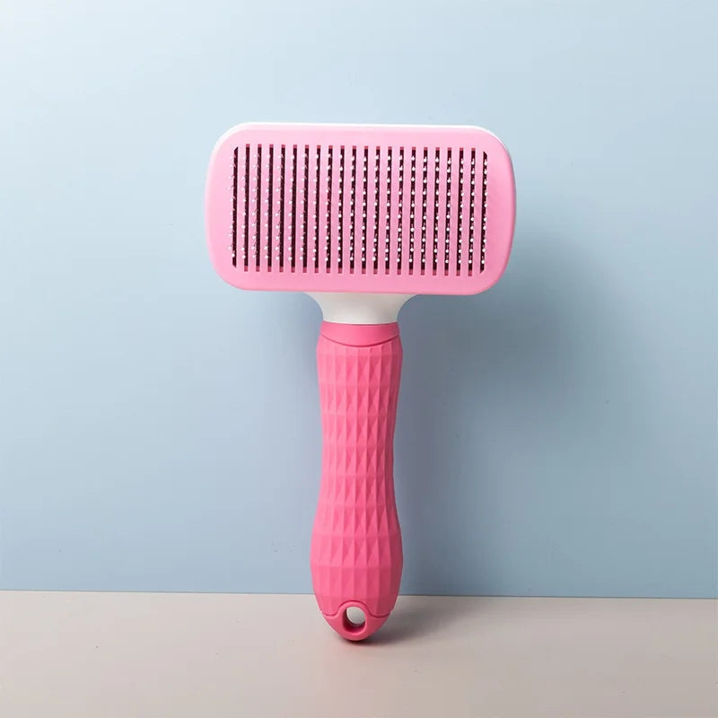Self-Cleaning Pet Grooming & Massage Comb