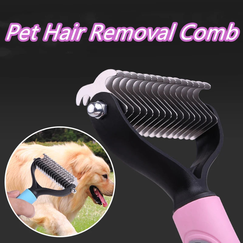 Pet Dematting & Hair Removal Comb – Dogs & Cats