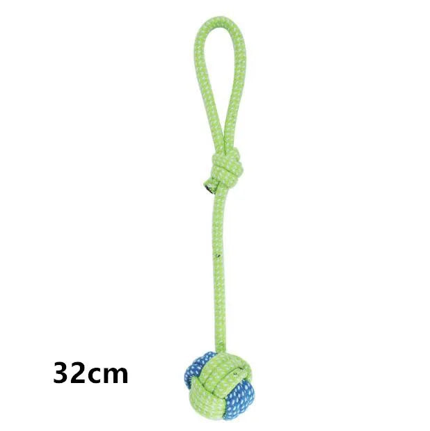 Interactive Cotton Rope Dog Toy – Chew & Dental Care