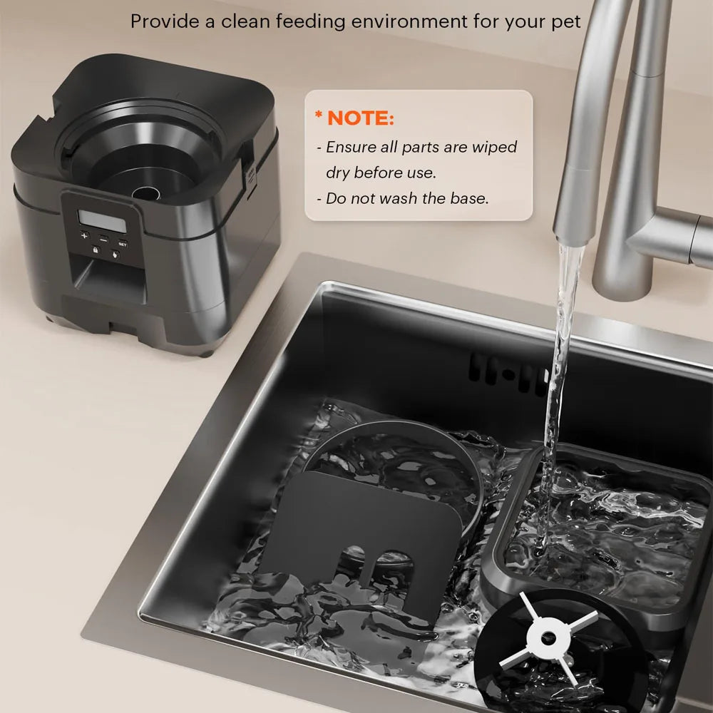 Smart Timed Quantitative Pet Feeder – Auto Cat & Dog Food Dispenser