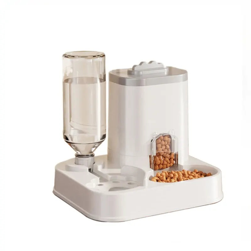 Large Capacity Automatic Pet Feeder & Water Dispenser – Cats & Dogs