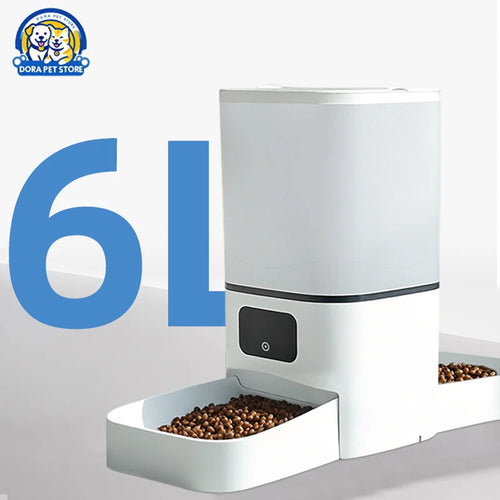6L Smart Pet Feeder with HD Camera & Two-Way Audio