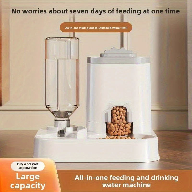 Premium Large Capacity Pet Feeder & Water Dispenser – Cats & Dogs
