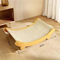Wooden Cat Scratching Pad & Sleeping Bed – Detachable Wear-Resistant Scratcher