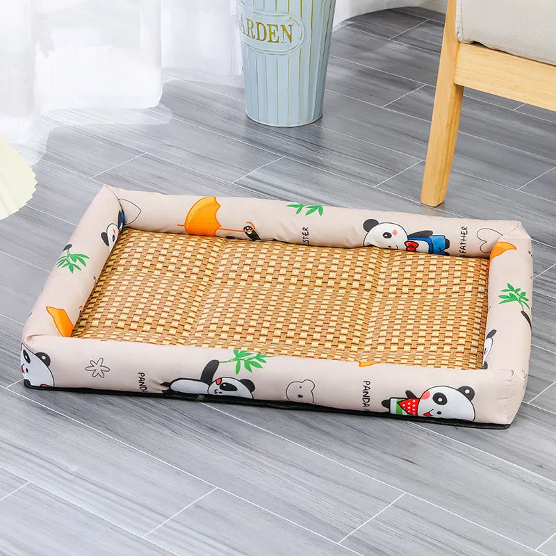 Rattan Woven Pet Cooling Mat