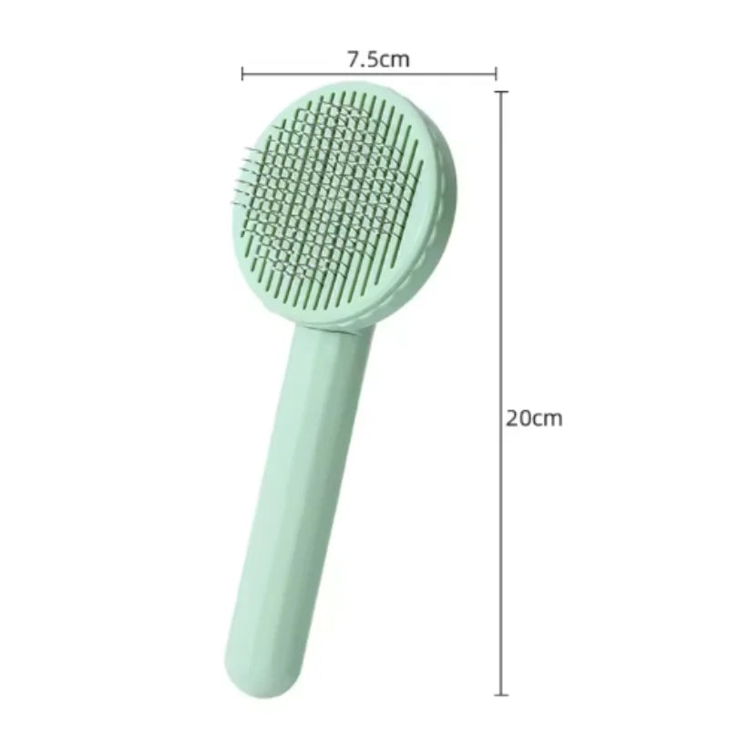 Self-Cleaning Pet Grooming & Massage Comb