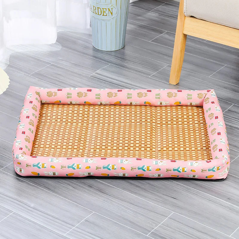 Rattan Woven Pet Cooling Mat