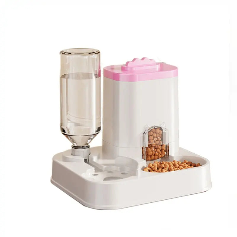 Large Capacity Automatic Pet Feeder & Water Dispenser – Cats & Dogs