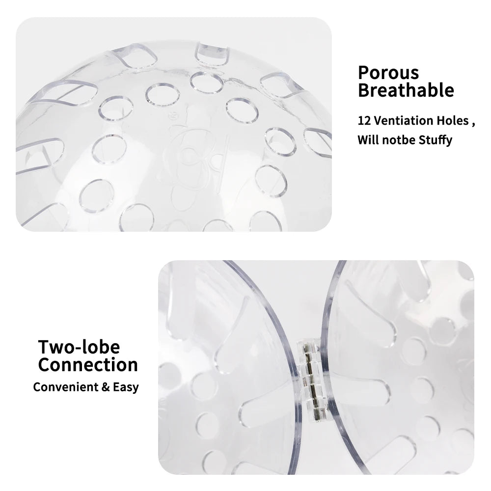 Breathable Cat Grooming Muzzle & Space Hood