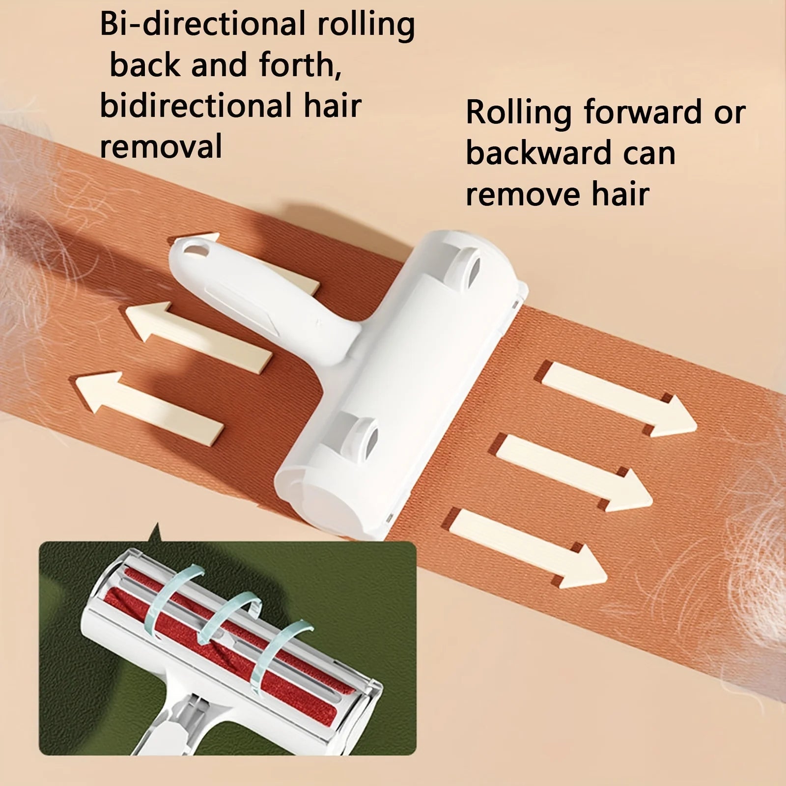 Reusable Pet Hair Remover Roller