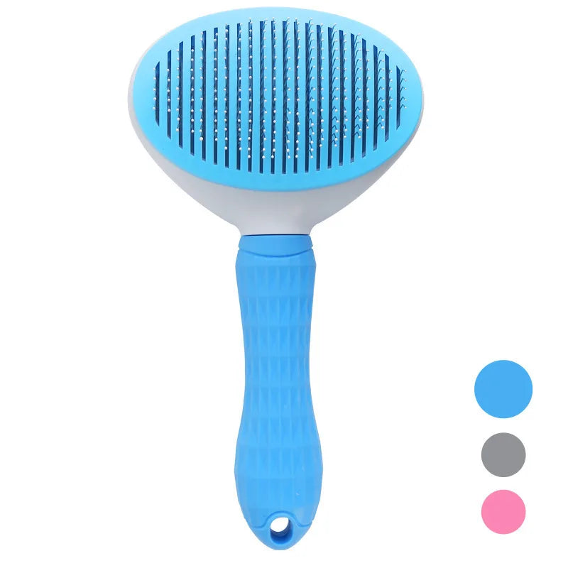 Self-Cleaning Pet Grooming & Massage Comb