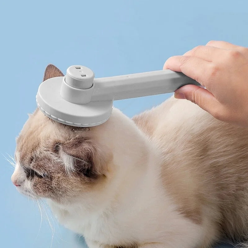 Self-Cleaning Pet Grooming & Massage Comb