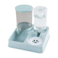 2-in-1 Automatic Pet Food & Water Feeder Set – Tilted Gravity Dispenser